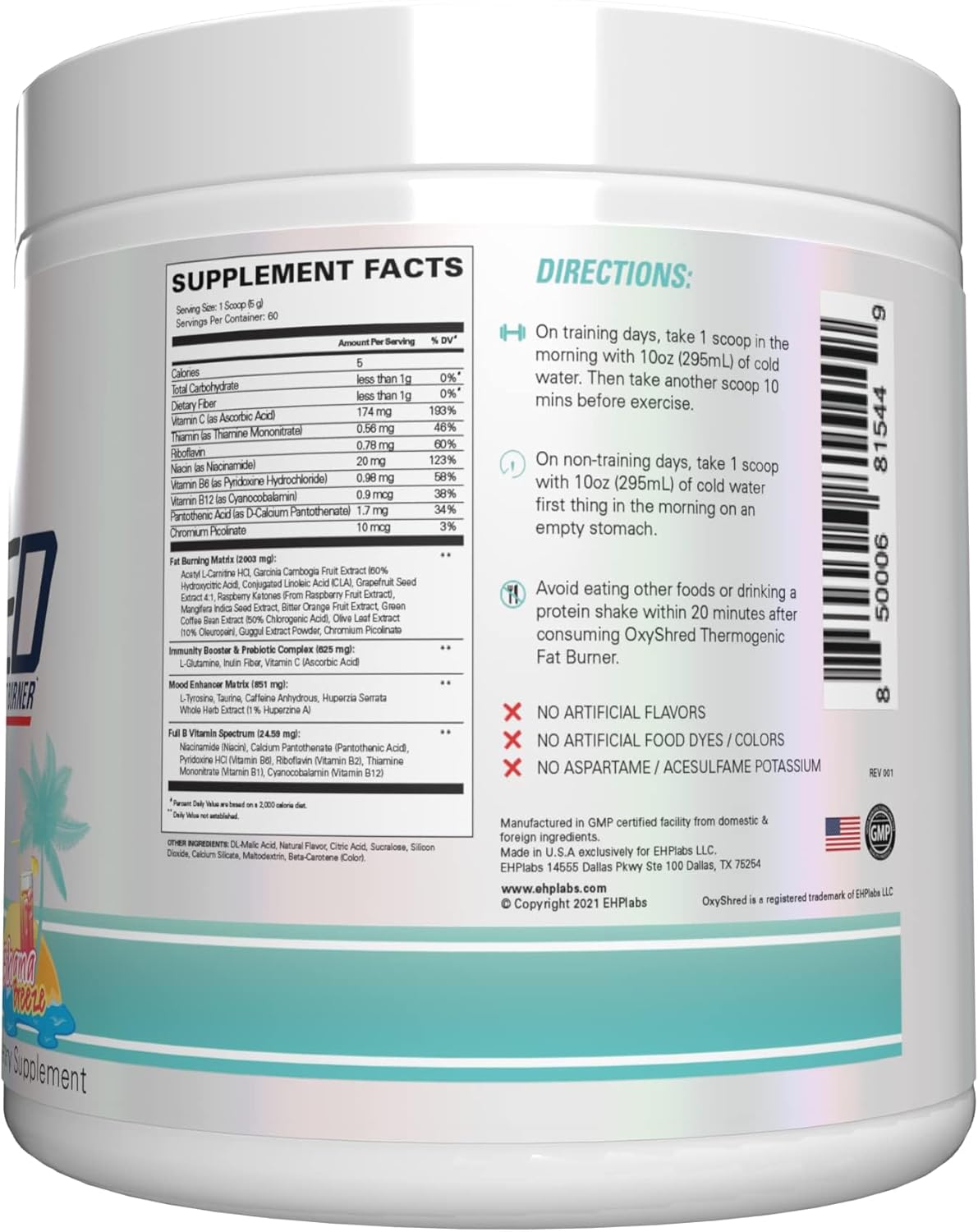 ehp-labs-oxyshred-pre-workout-powder---energy-boosting-preworkout-with-l-glutamine-acetyl-l-carnitine---bahama-breeze-flavor---60-servings-7