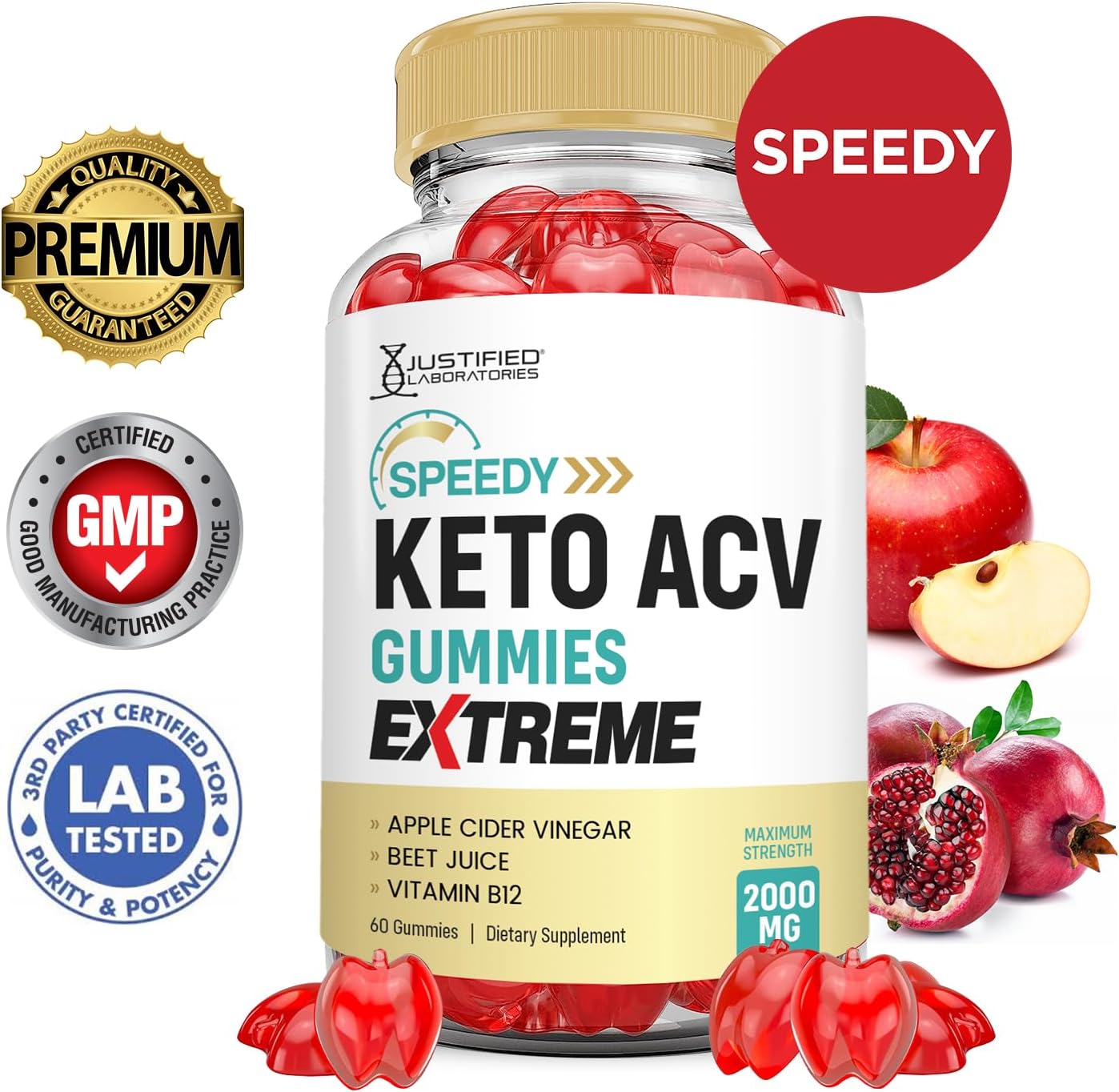 10-pack-speedy-keto-acv-gummies-1000mg---apple-cider-vinegar-with-pomegranate-beet-juice-powder---b12-vegan-non-gmo---600-gummys---justified-laboratories-2