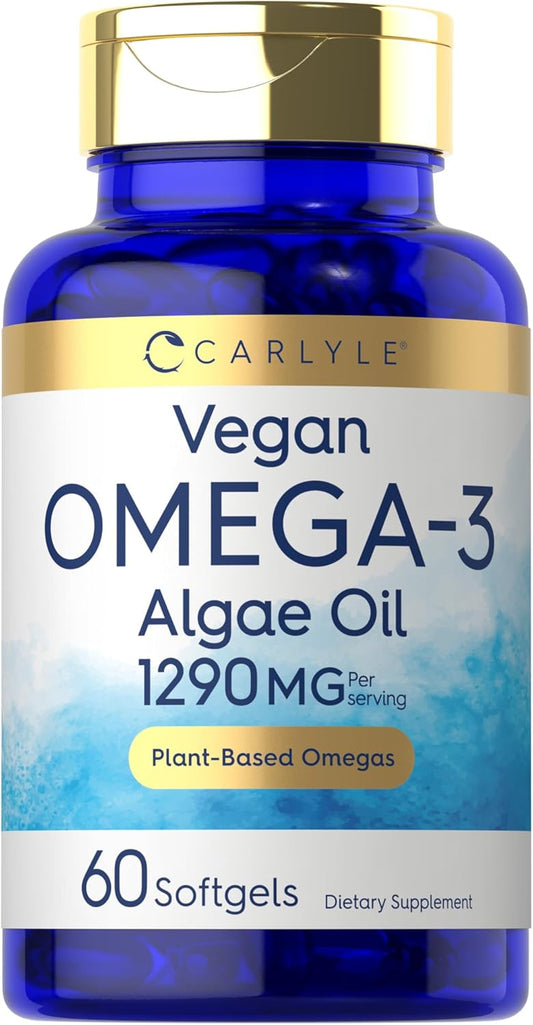 carlyle-vegan-omega-3-supplement-1290mg-softgels---plant-based-algae-oil-non-gmo-gluten-free---60-count-1