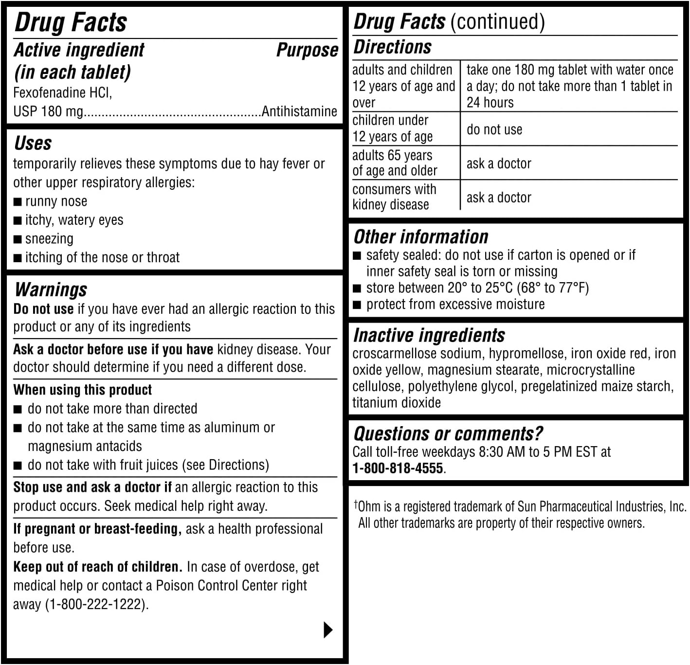 ohm-fexofenadine-antihistamine-tablets-for-indoor-and-outdoor-allergy-relief---150-count-single-pack-3