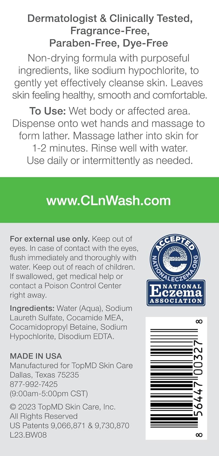 cln-bodywash-8-fl-oz---gentle-body-wash-for-sensitive-skin-with-eczema-dermatitis-and-rash-fragrance-free-and-paraben-free-2