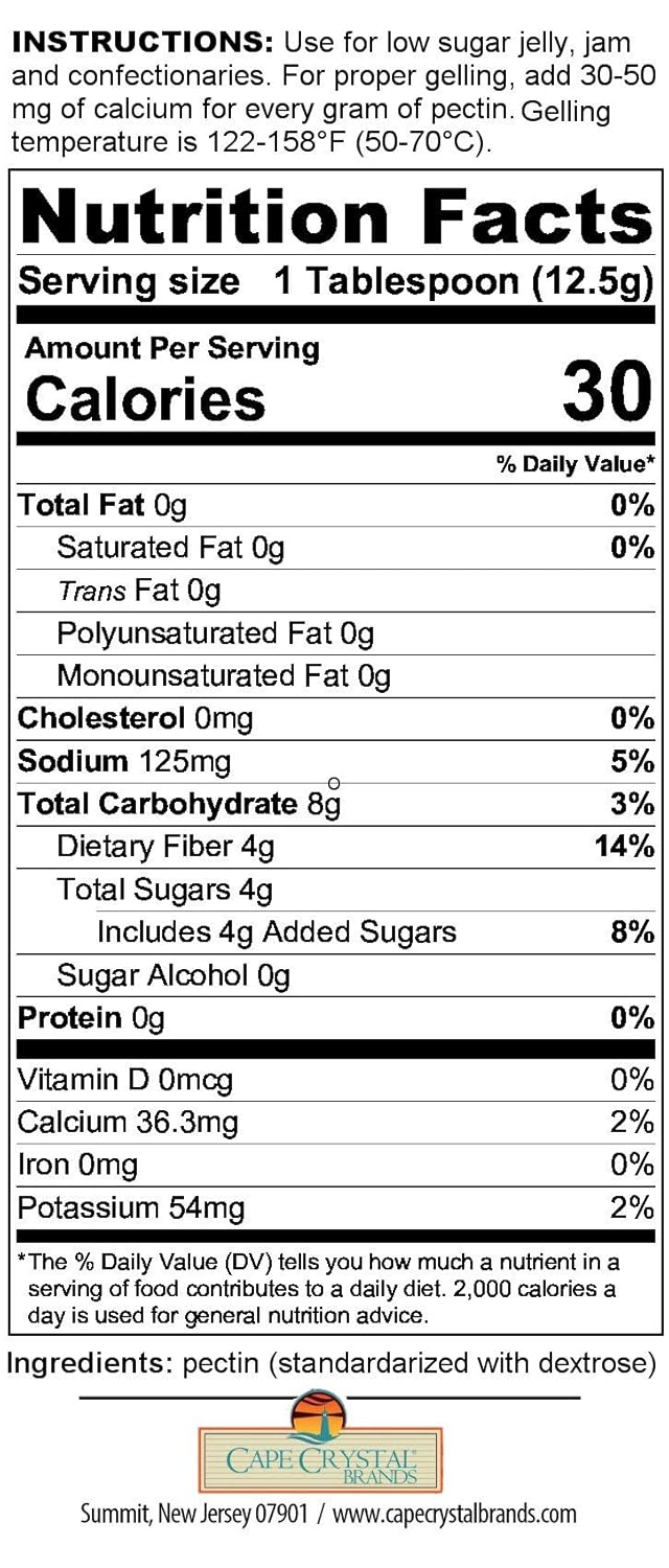 8-oz-cape-crystal-fruit-pectin---food-grade-amidated-low-methoxyl-for-molecular-gastronomy-vegan-kosher-certified-2