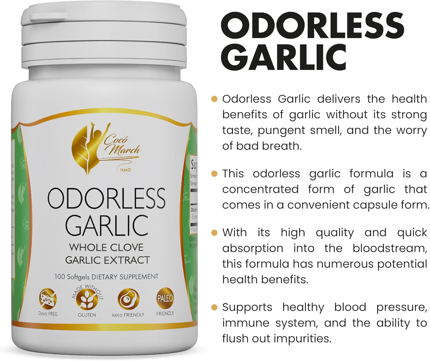 coco-march-nmd-odorless-garlic-oil---immune-microbiome-support-gluten-free-dairy-free-paleo-keto-friendly-50-servings-2