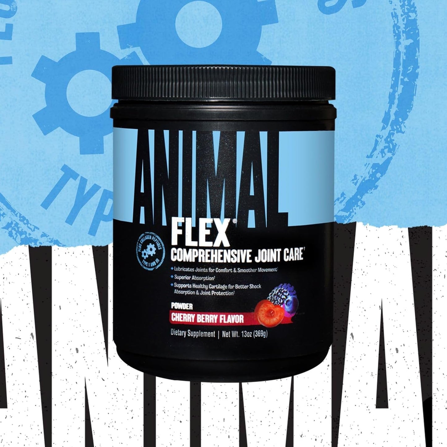 animal-flex-powder---cherry-flavored-joint-support-supplement-with-turmeric-glucosamine-chondroitin-msm-collagen-and-boswellia-for-muscle-pain-relief-and-repair---30-scoops-4