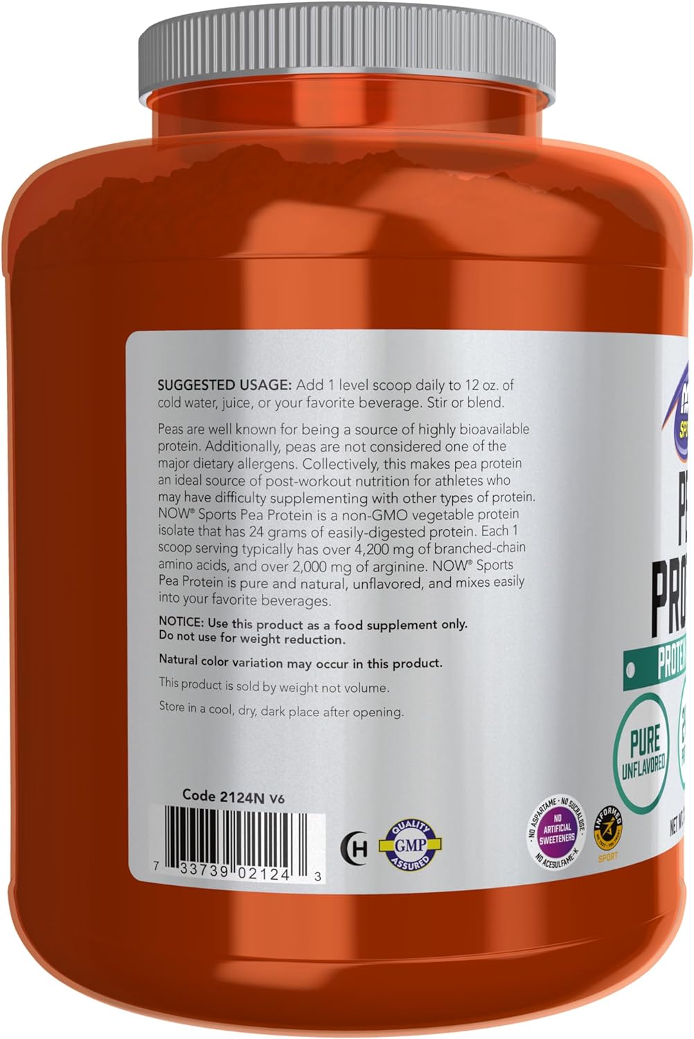 now-sports-nutrition-pea-protein-powder---24g-fast-absorbing-unflavored---7lb-jar-3
