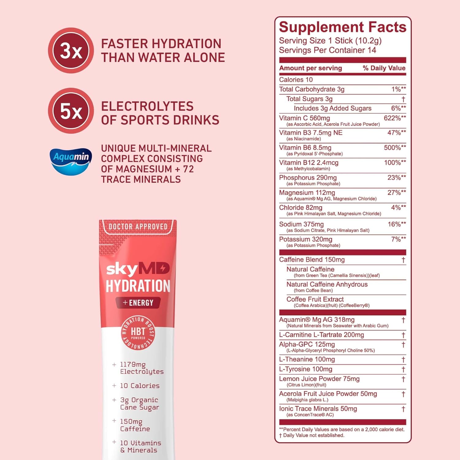 skymd-electrolyte-hydration-energy-powder-sticks---boost-focus-performance-with-natural-caffeine---strawberry-lemonade-flavor---14-packets-for-water-mixing-2