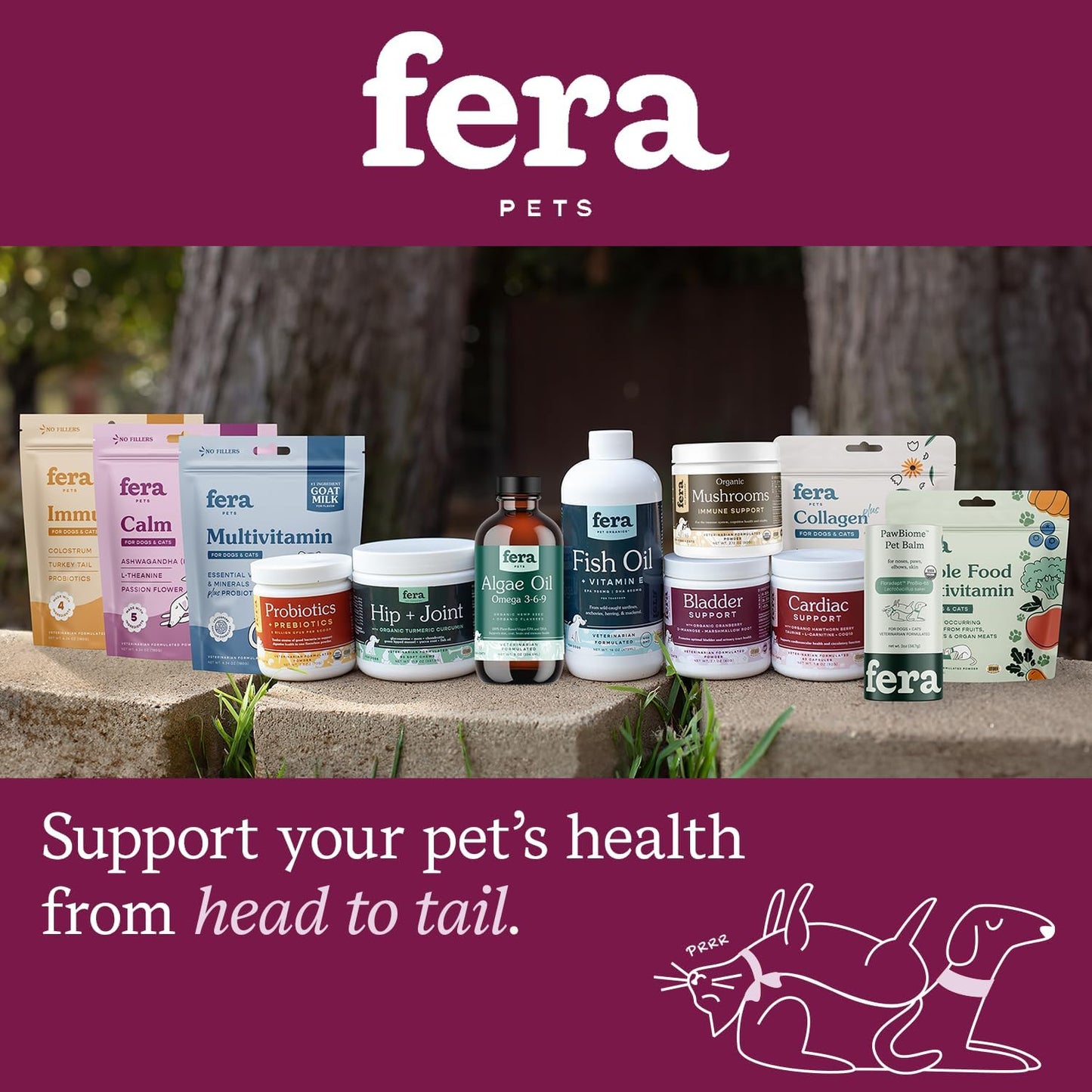fera-pet-organics-bladder-cranberry-supplement-for-dogs-cats---vet-formulated-for-kidney-urinary-health---with-d-mannose-cranberry-and-stinging-nettle---60-scoops-6
