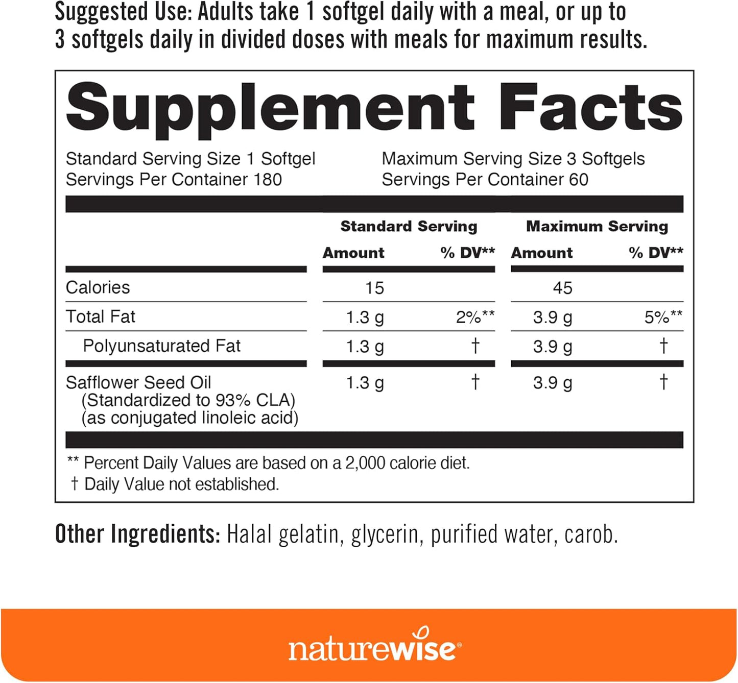 cla-1300---high-potency-conjugated-linoleic-acid-for-weight-fitness-goals---non-stimulating-non-gmo---180-softgels-3