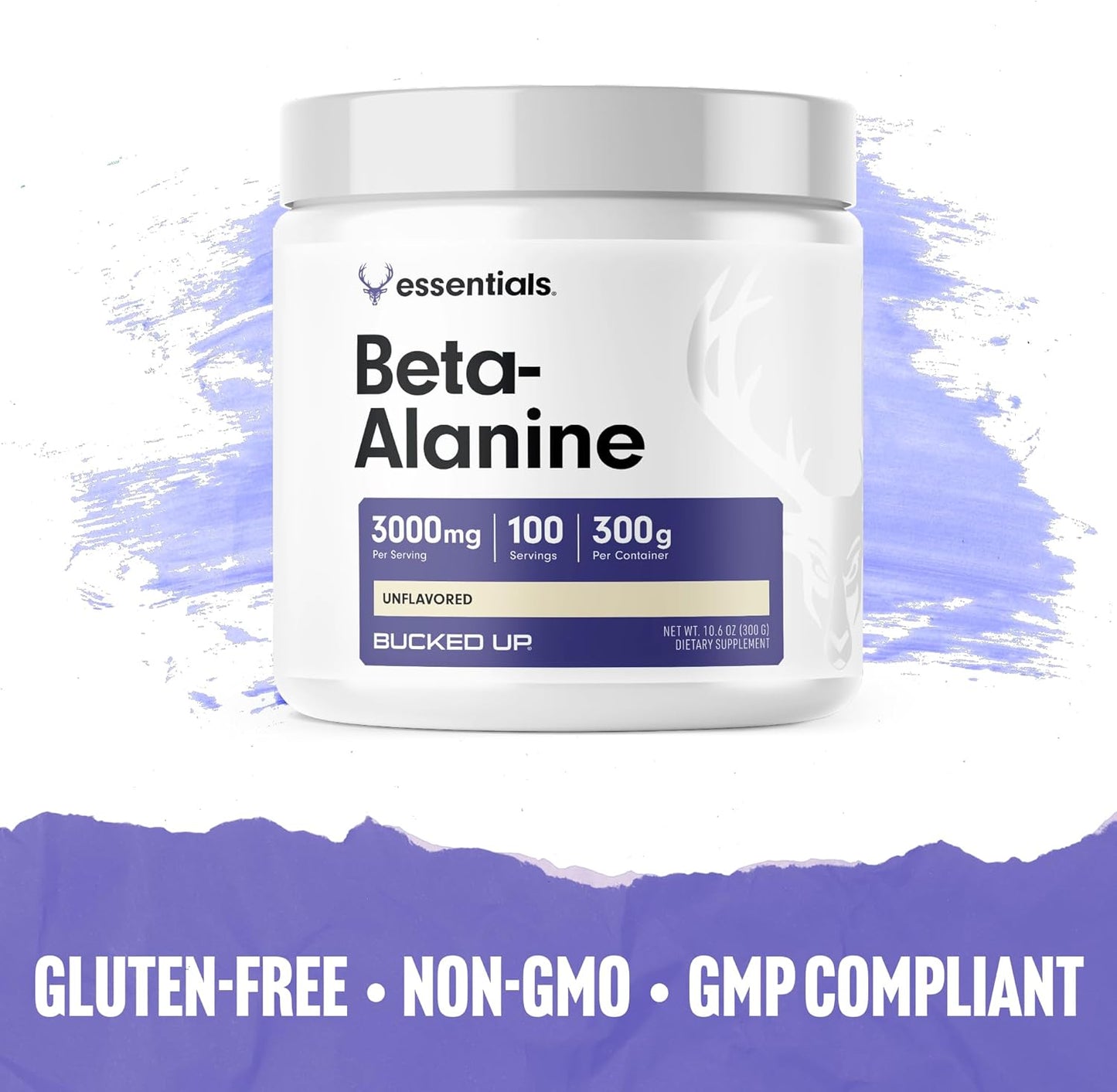 high-quality-bucked-up-beta-alanine-powder---300mg-non-gmo-gluten-free-unflavored---100-servings-6