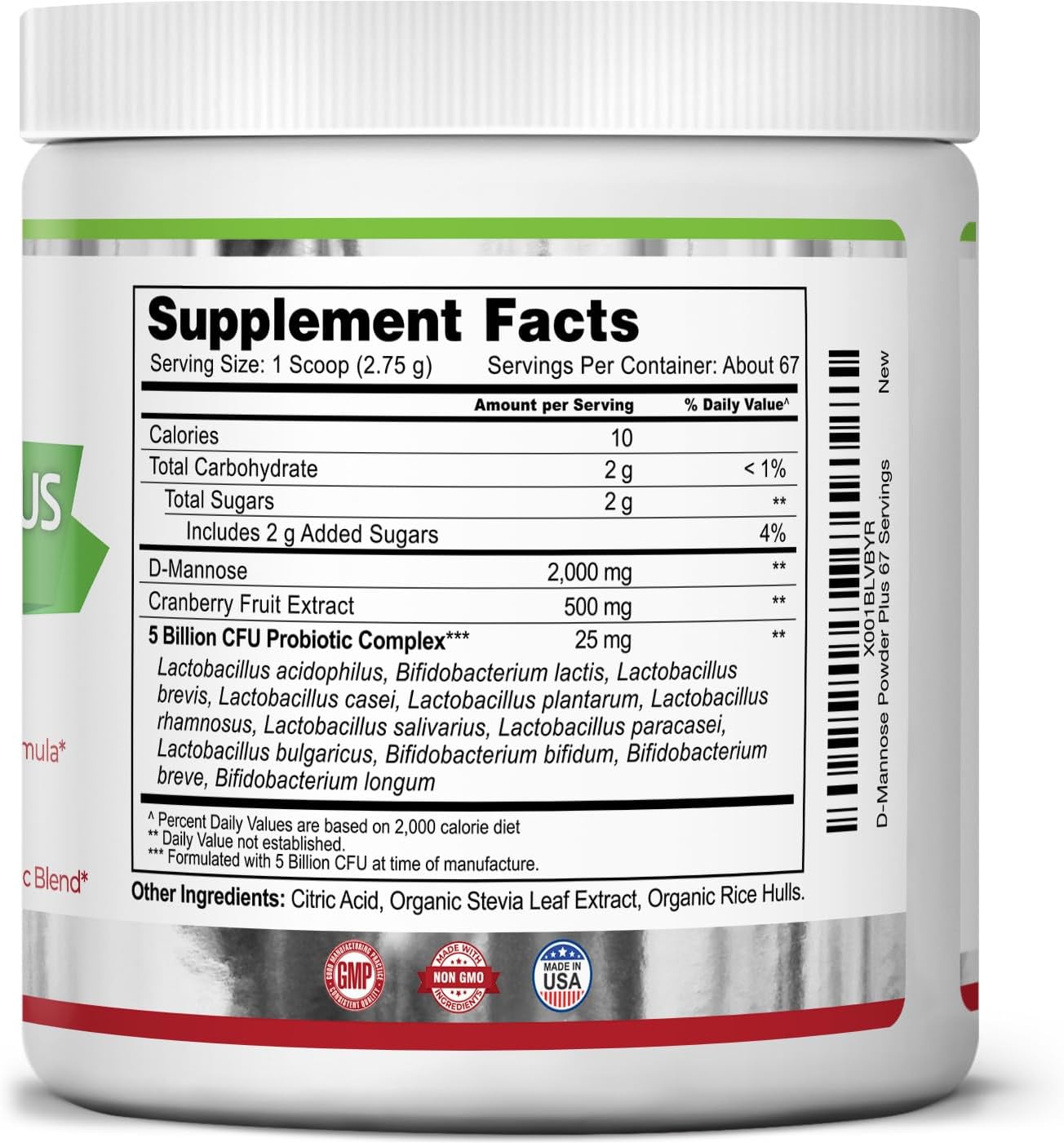 premium-d-mannose-powder-with-probiotics-cranberry-extract---2000mg-67-servings-fast-acting---vegan-gluten-free-non-gmo-all-natural---65-oz-8