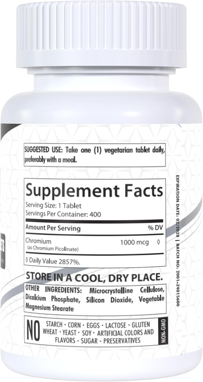 chromium-picolinate-1000mcg-supplement---400-tablets-gluten-free-non-gmo---healthfare-brand-2