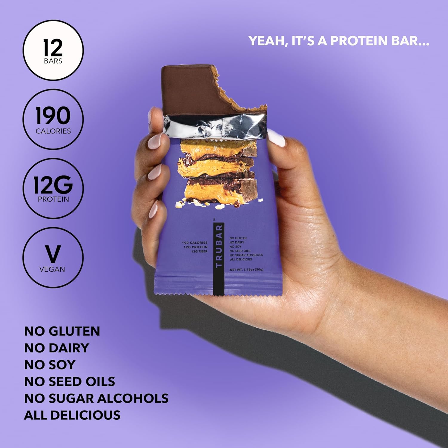 plant-based-trubar-smother-fudger-peanut-butter-protein-bars---gluten-free-dairy-free-non-gmo-high-fiber-low-fat-no-sugar-alcohols---12-ct-healthy-snack-bars-with-12g-protein-13g-fiber-3