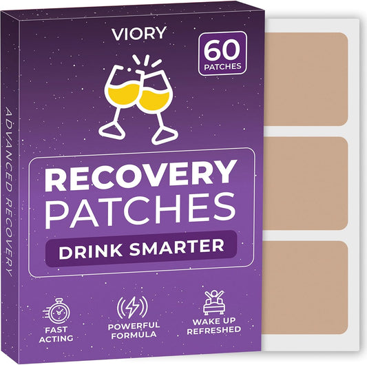 60-pack-viory-recovery-patches-for-hangover-relief---natural-ingredients-for-refreshed-mornings---skin-friendly-waterproof-formula---ideal-for-pre-party-use-1