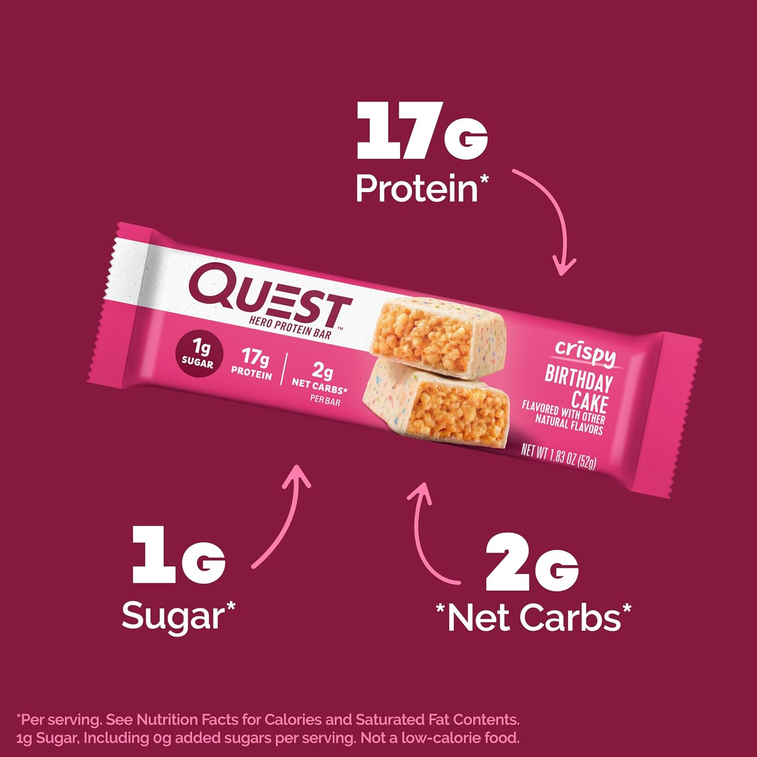 quest-nutrition-birthday-cake-protein-bar---high-protein-low-sugar-gluten-free-keto-friendly-snack---12-bars-2