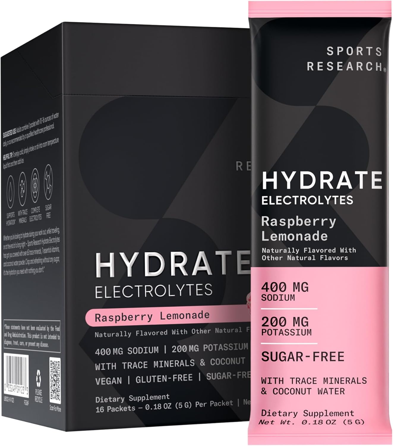 sports-research-hydrate-electrolytes-duo-pack---sugar-free-with-vitamins-minerals-32-hydration-packets-of-cherry-pomegranate-raspberry-lemonade-naturally-flavored-3