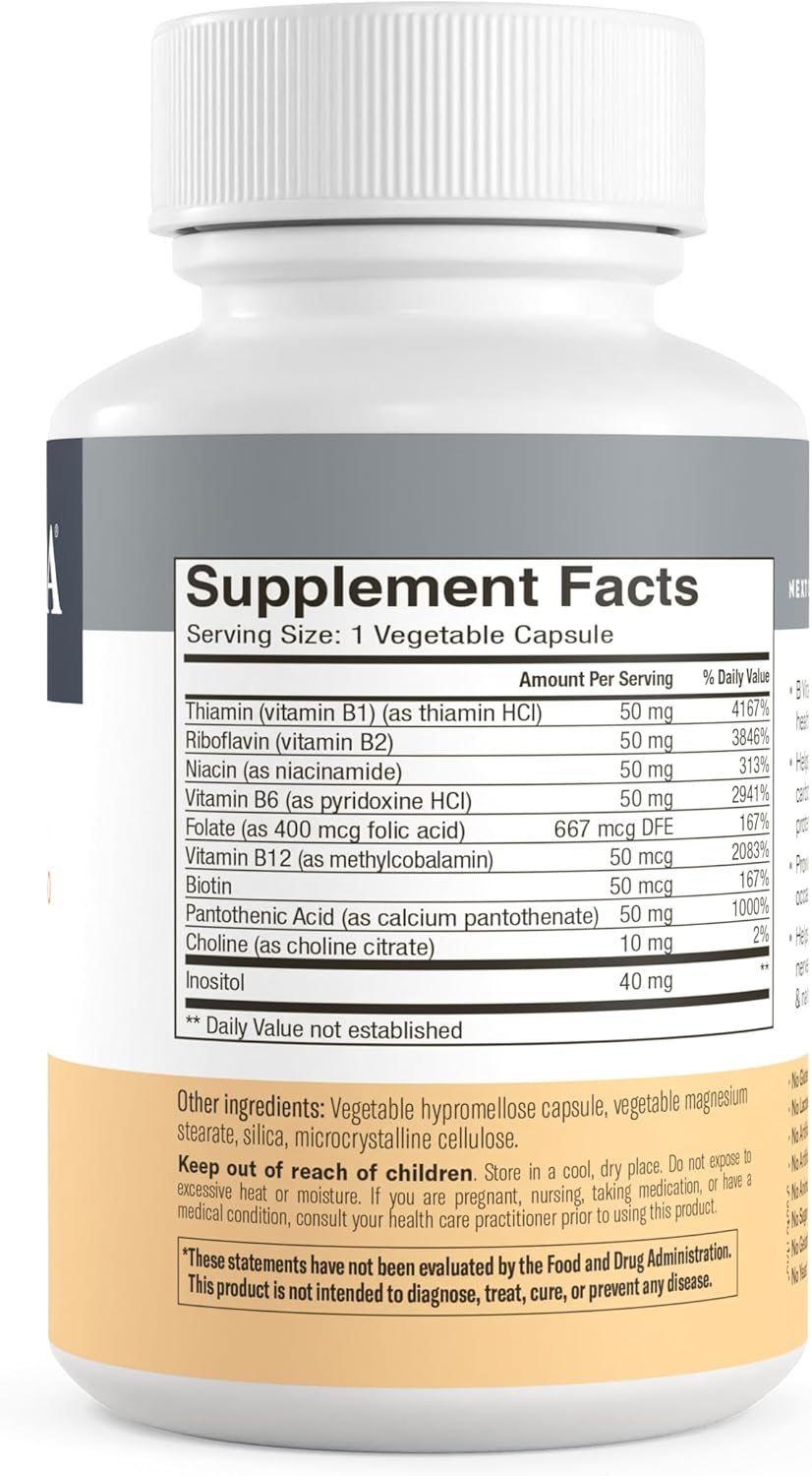 kosher-vitamin-b-complex-supplement-for-energy-metabolism---super-quints-b-50-with-biotin-b12-b1-b2-b3-b6-folic-acid---250-capsules-for-women-men-7