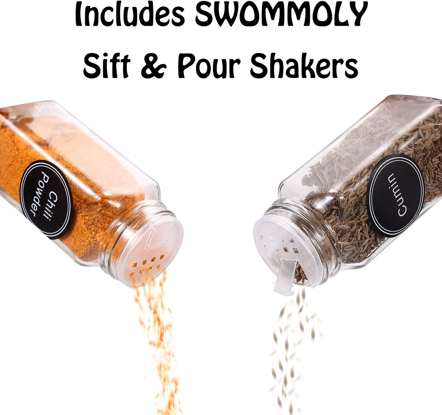 66-glass-spice-jars-set-with-labels-chalk-marker-and-funnel---square-4oz-airtight-containers-with-poursift-shaker-lid-6