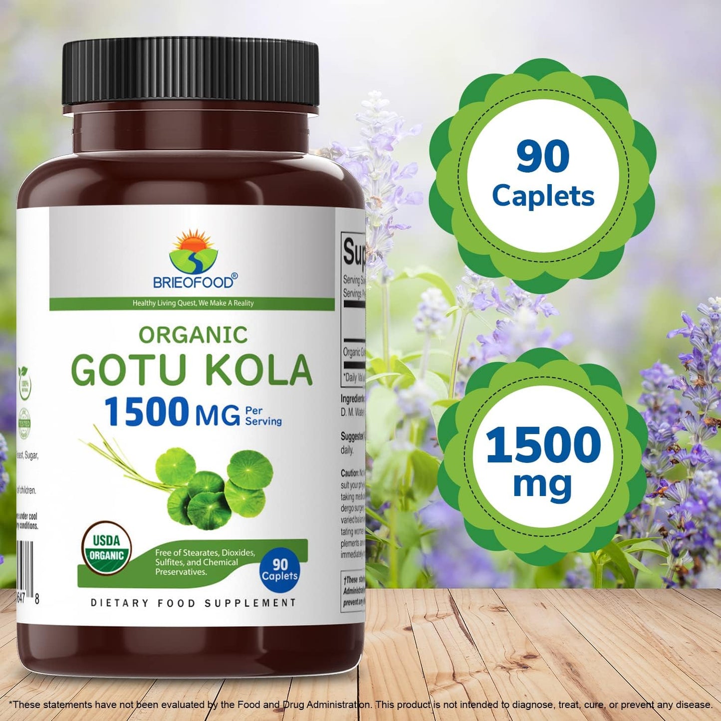 brieofood-organic-gotu-kola-1500mg---90-vegetarian-tablets---gluten-free---45-servings-6