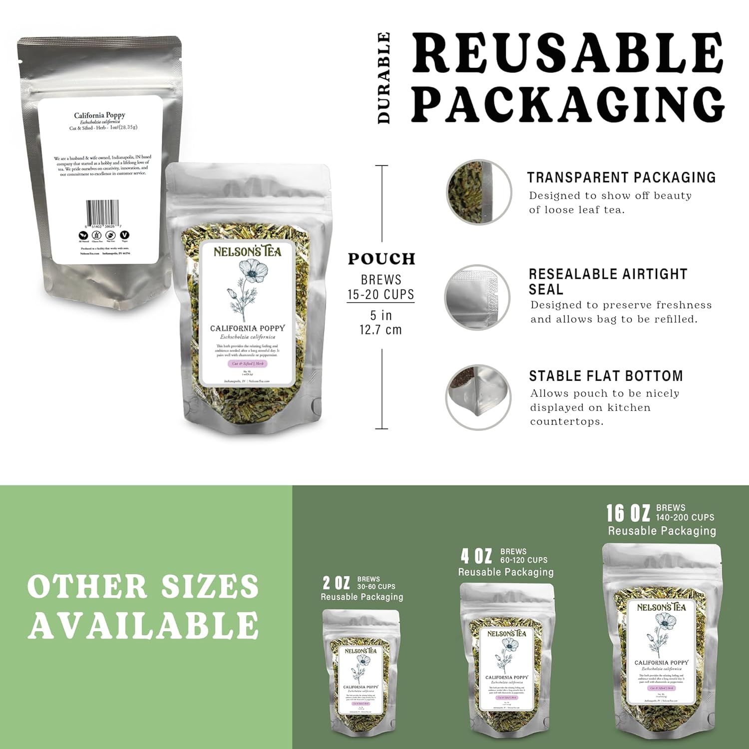 california-poppy-loose-leaf-herbal-tea---nelsons-tea---cut-sifted-for-calm-and-relaxation---16oz-4