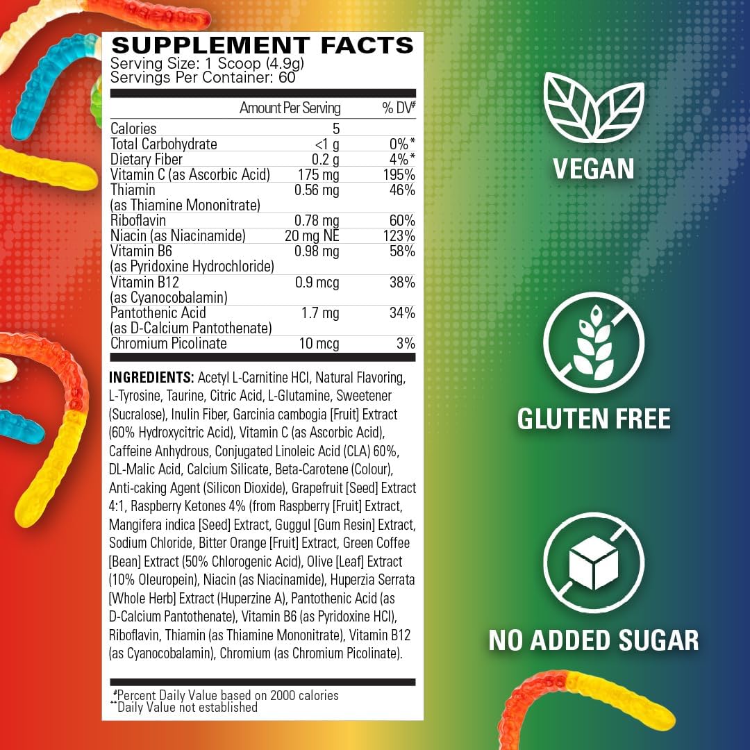 ehp-labs-oxyshred-pre-workout-powder---gummy-snake-flavor-for-energy-boost---60-servings-with-l-glutamine-acetyl-l-carnitine-3