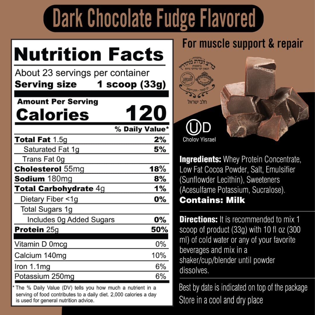 high-quality-dark-chocolate-whey-protein-powder-for-post-workout-recovery---gluten-sugar-free-25g-protein-rich-in-essential-amino-acids---bcaa-leucine-isoleucine-valine---165lb-highly-kosher-3