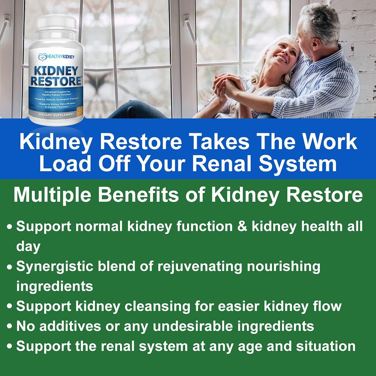 Bundle of Kidney Restore & Kidney Shield for Cleanse, Support, & Health - Espot.com.au