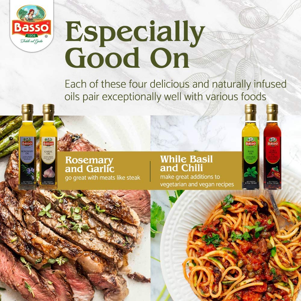 basso-1904-infused-extra-virgin-olive-oil-gift-box-set---first-cold-pressed-variety-pack---4-bottles-x-85-floz-250ml---naturally-infused-for-dipping-tasting-5