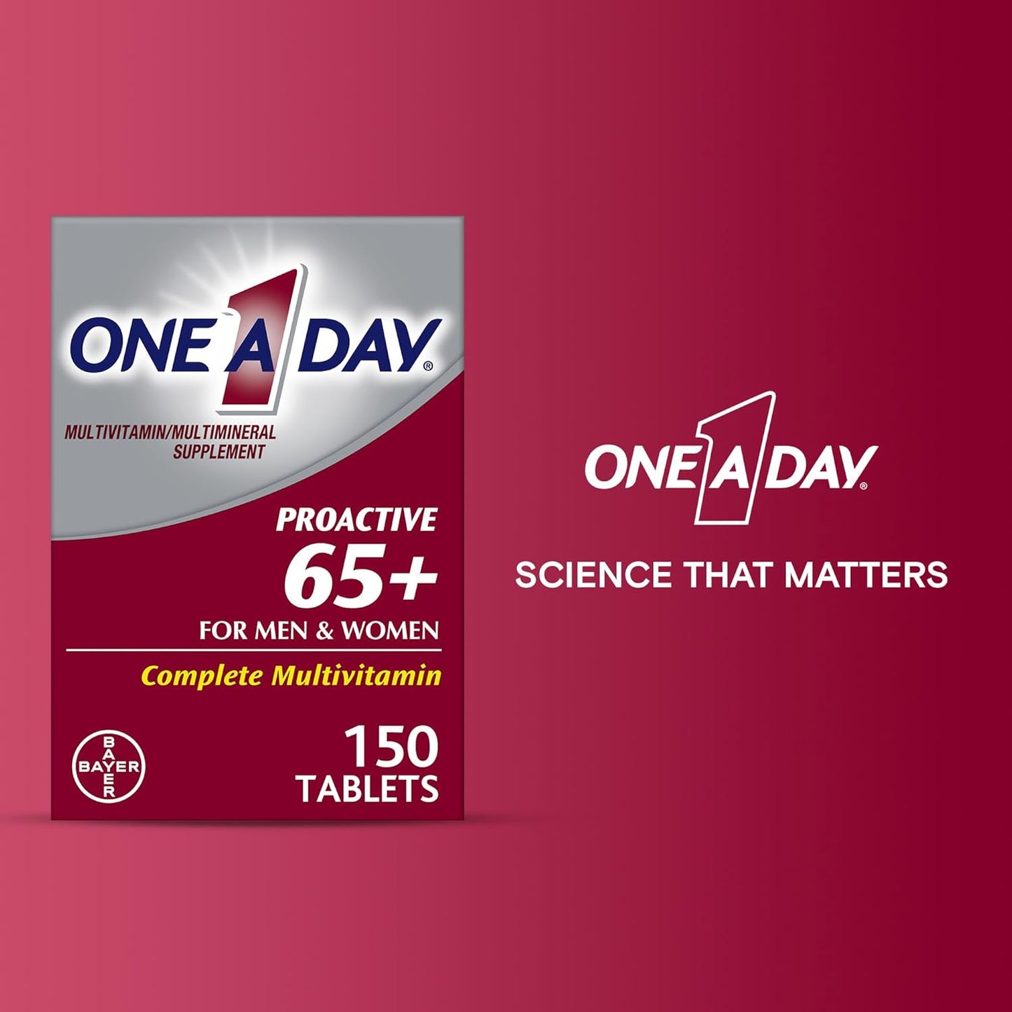 one-a-day-proactive-65-multivitamin-for-men-and-women---immune-health-support-with-vitamin-a-c-d-zinc-calcium-folic-acid---150-tablets-7