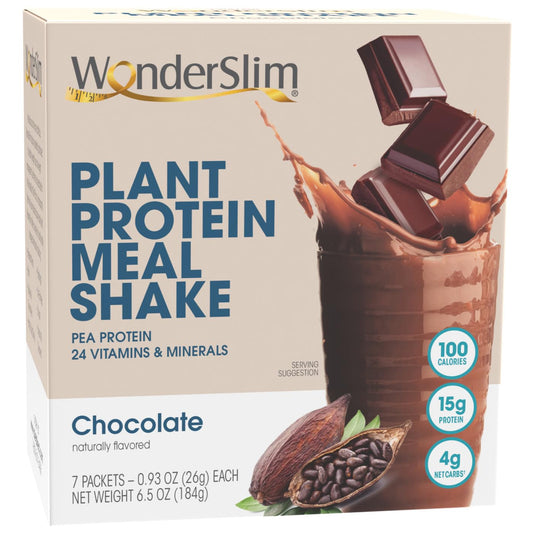 Chocolate Plant Based Meal Replacement Shake - 15g Protein, Keto Friendly, Low Carb, Low Sugar - Gluten, Soy, Dairy Free - 7ct - Espot.com.au