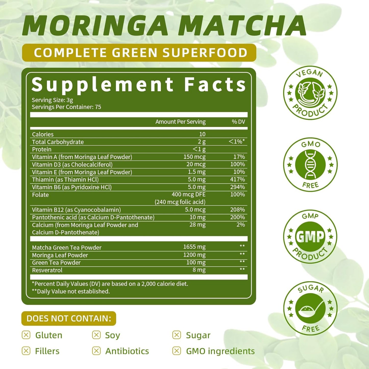 vegan-moringa-superfood-powder-blend-with-matcha-green-tea-and-resveratrol-for-energy-antioxidant-and-immune-support---gluten-free-drink-mix---8oz-8