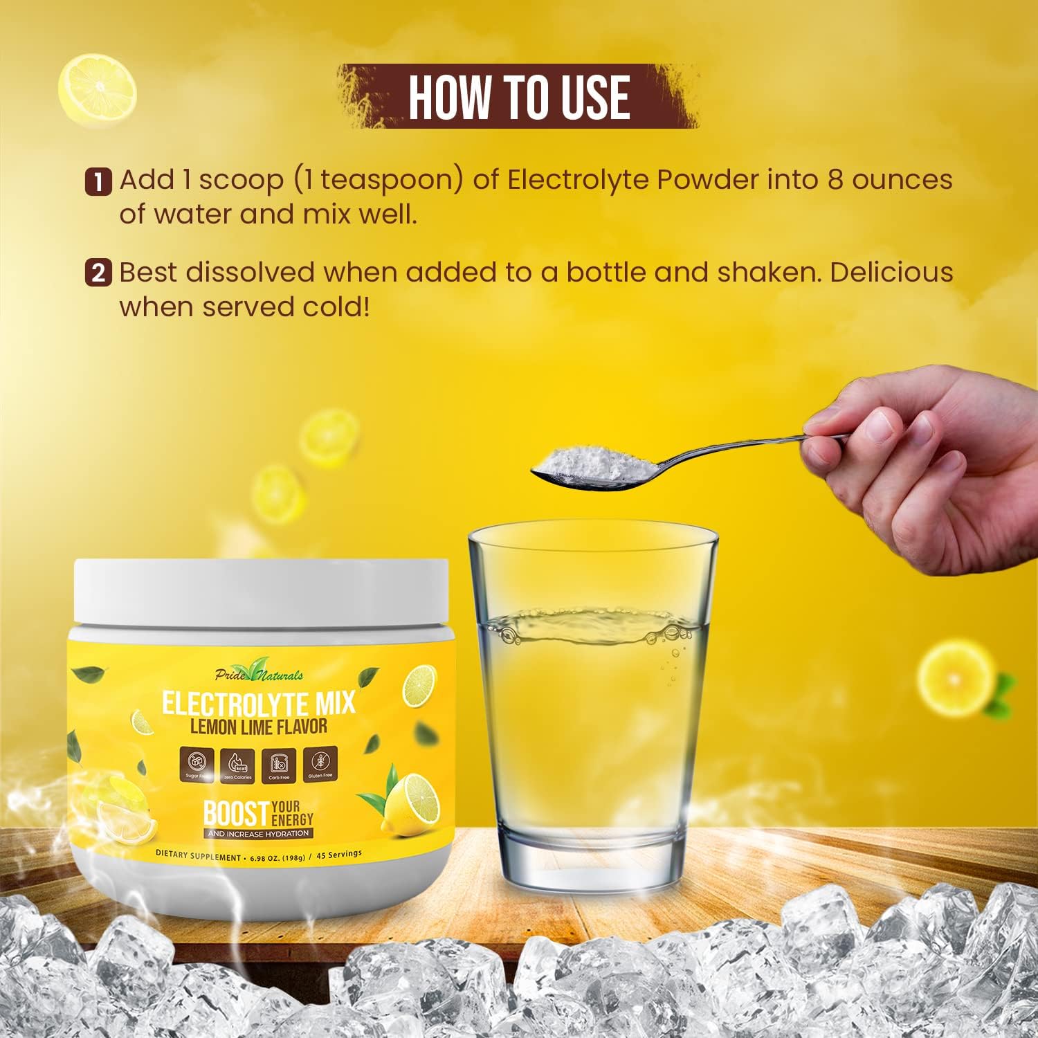 pride-naturals-electrolyte-powder---sugar-free-gluten-free-workout-recovery-drink-with-immune-boosting-vitamins---keto-paleo-friendly---lemon-lime-flavor---198g-5