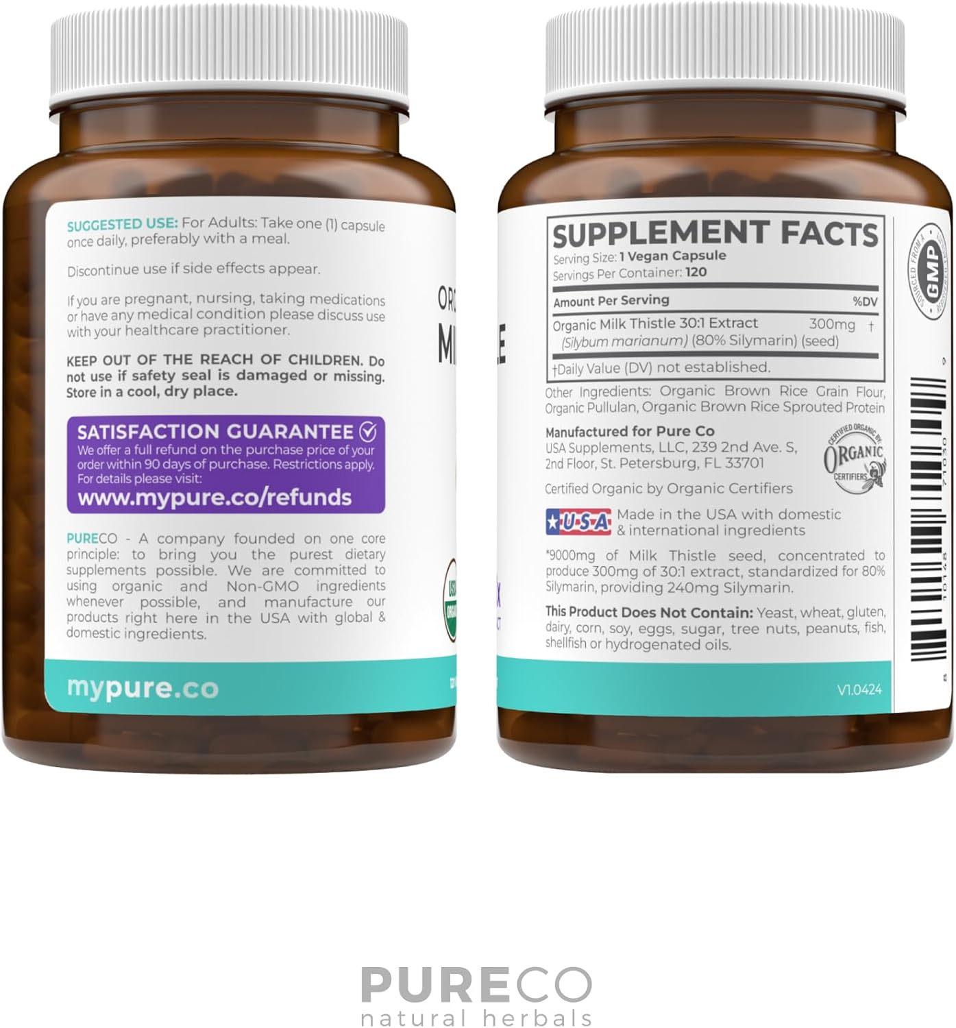 usda-organic-milk-thistle-capsules---high-potency-liver-support-supplement---300mg-super-concentrated-extract---detox-and-cleanse---120-day-supply-6