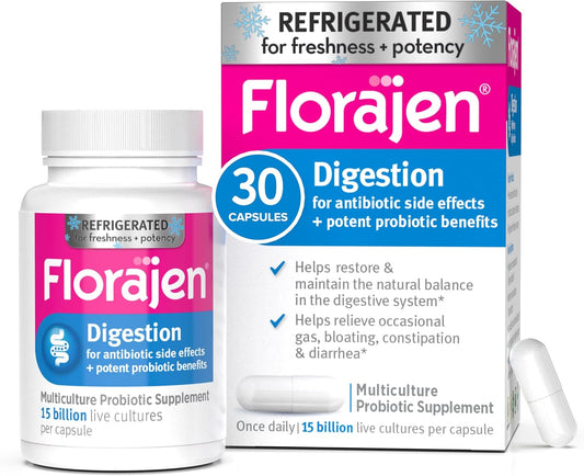 florajen-digestion-probiotics---gut-health-supplement-for-adults-30-count---relieves-constipation-and-bloating---refrigerated-formula-for-optimal-results-1
