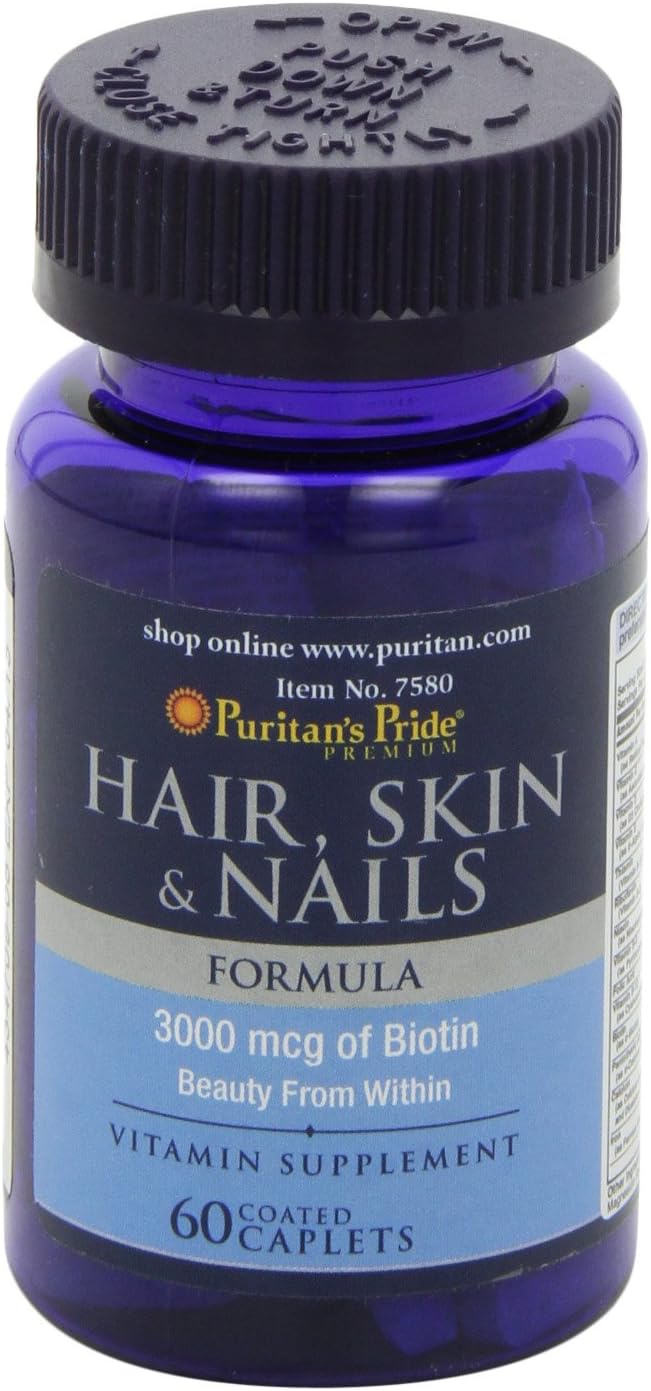 puritans-pride-biotin-hair-skin-and-nails-formula-caplets---60-count-3000-mcg-4
