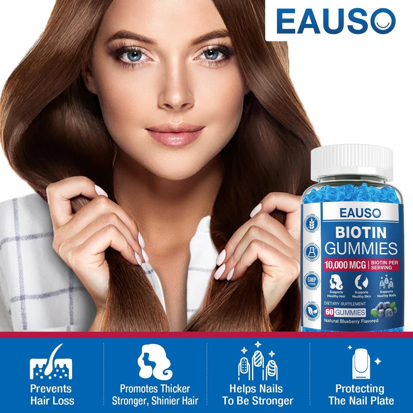 eauso-extra-strength-biotin-gummies---10000mcg-for-hair-skin-nails---60-vegan-non-gmo-gummies---health-supplement-4