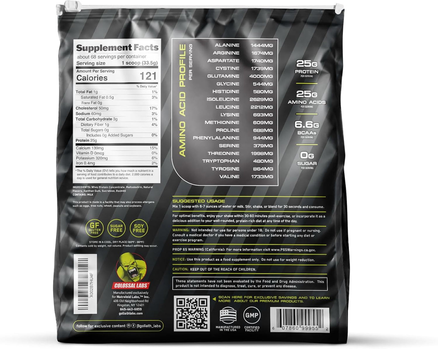 strawberry-whey-protein-powder---5-lbs-25g-protein-66g-bcaas---cold-filtered-muscle-protein-powder-by-colossal-labs-5