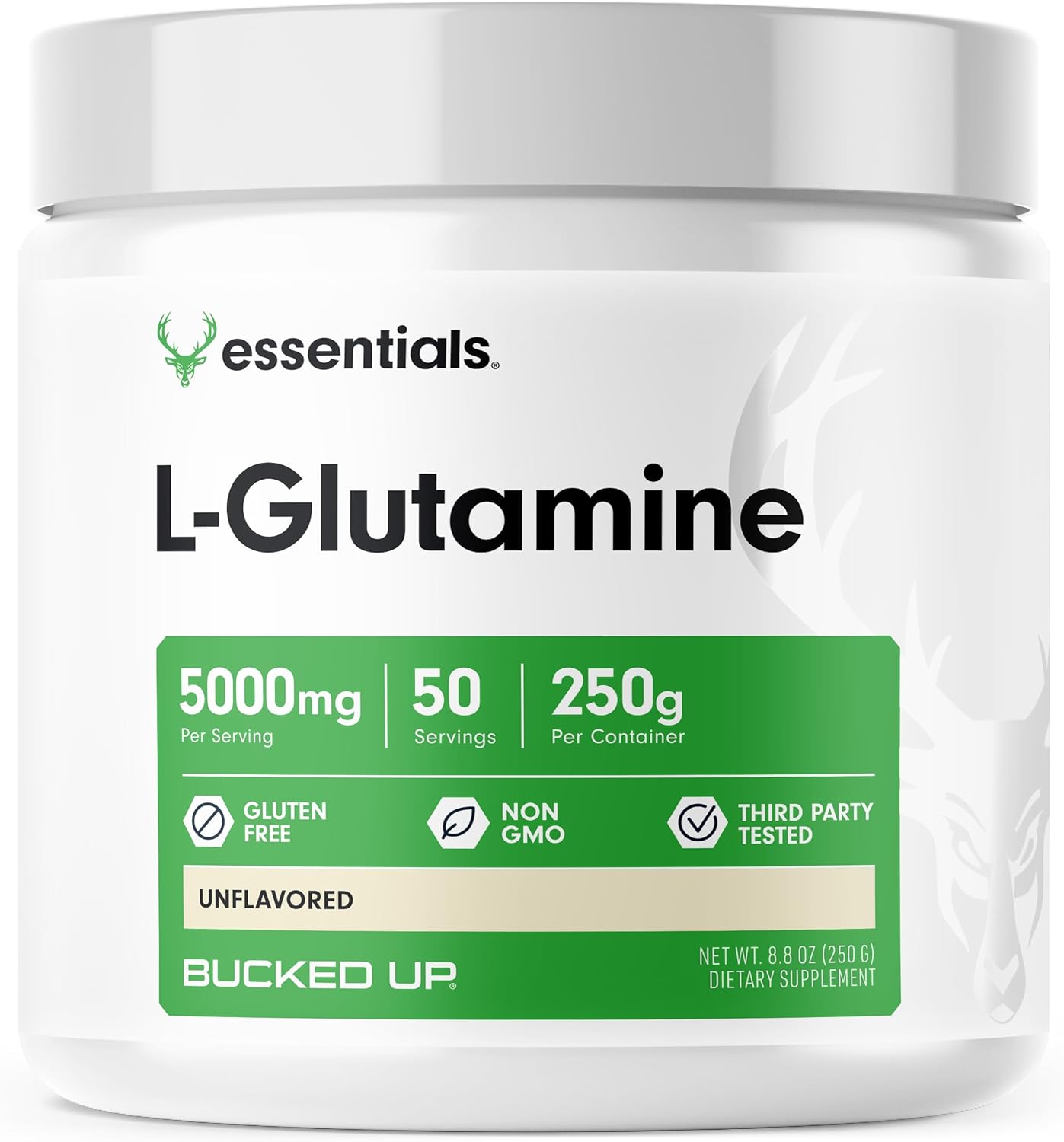 highly-potent-bucked-up-l-glutamine-powder---5000mg-50-servings-250g---muscle-recovery-immune-support-supplement-1