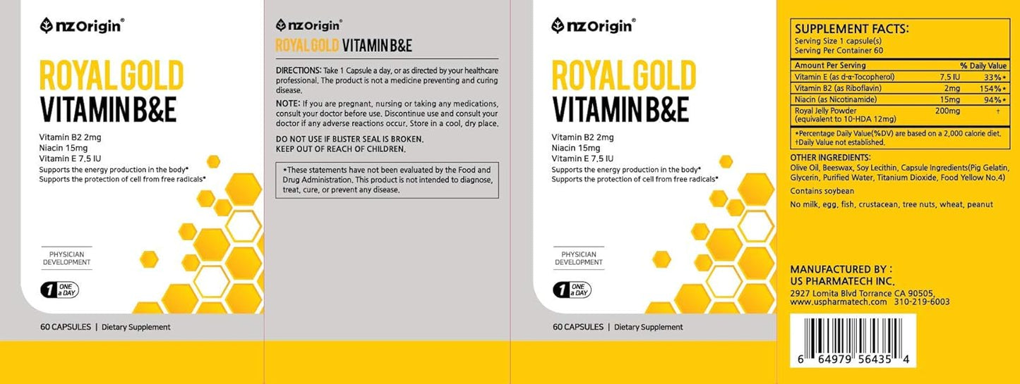 natural-nz-origin-royal-gold-vitamin-be-capsules-with-niacin-15mg---60-capsules-bottle-for-men-women-kids---dietary-supplements-for-cell-protection-and-energy-production-5