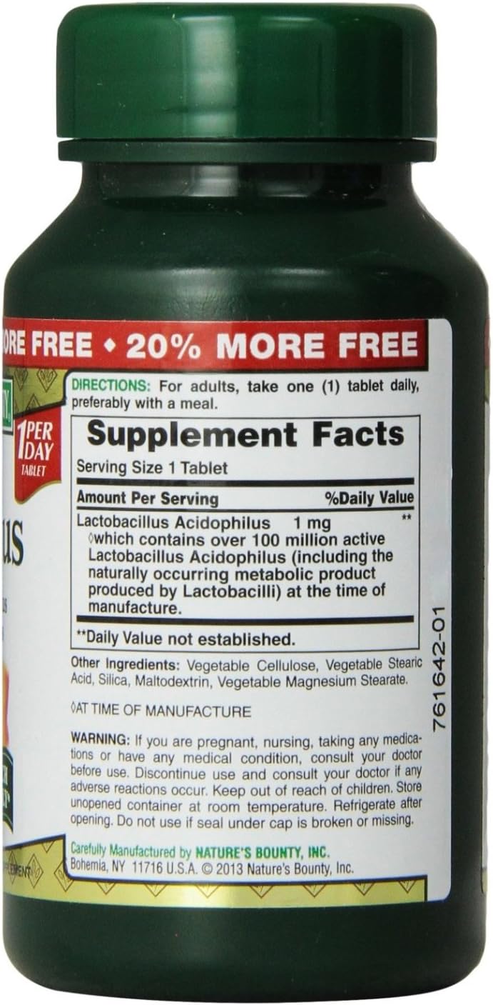 pack-of-5-natures-bounty-probiotic-acidophilus-tablets---120-tablets-per-bottle-digestive-health-supplement-for-gut-health-and-immune-support-3