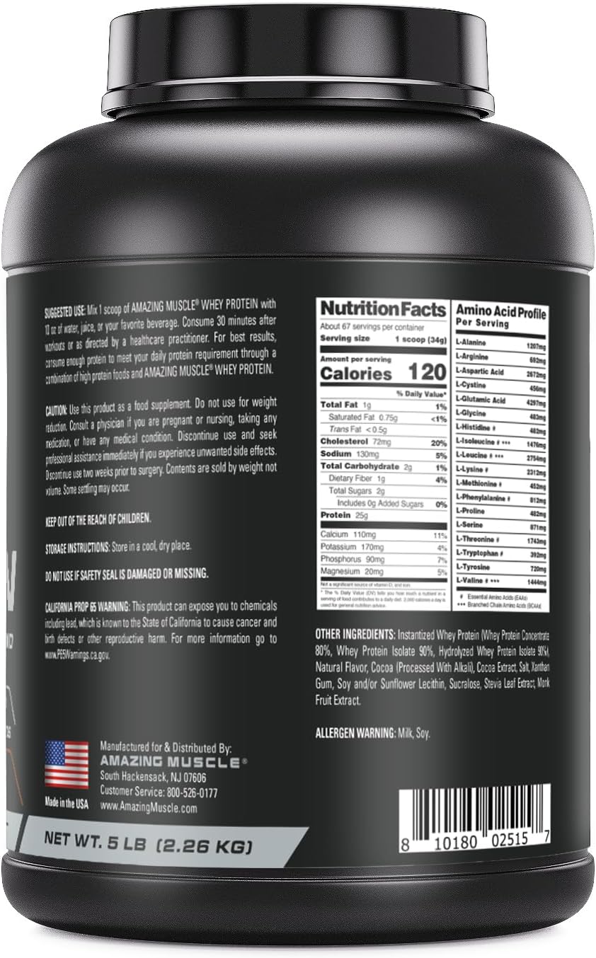 amazing-nutrition-amazing-muscle-100-whey-protein-powder---advanced-formula-with-whey-protein-isolate-and-ultra-filtered-concentrate---chocolate-flavor---5-lb-2