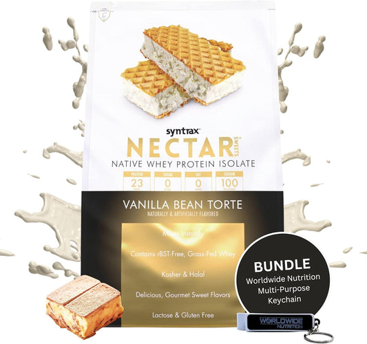 high-protein-vanilla-bean-torte-bundle---32-servings-23g-protein-low-carb-zero-fat-lactose-gluten-free-with-nutrition-keychain-1