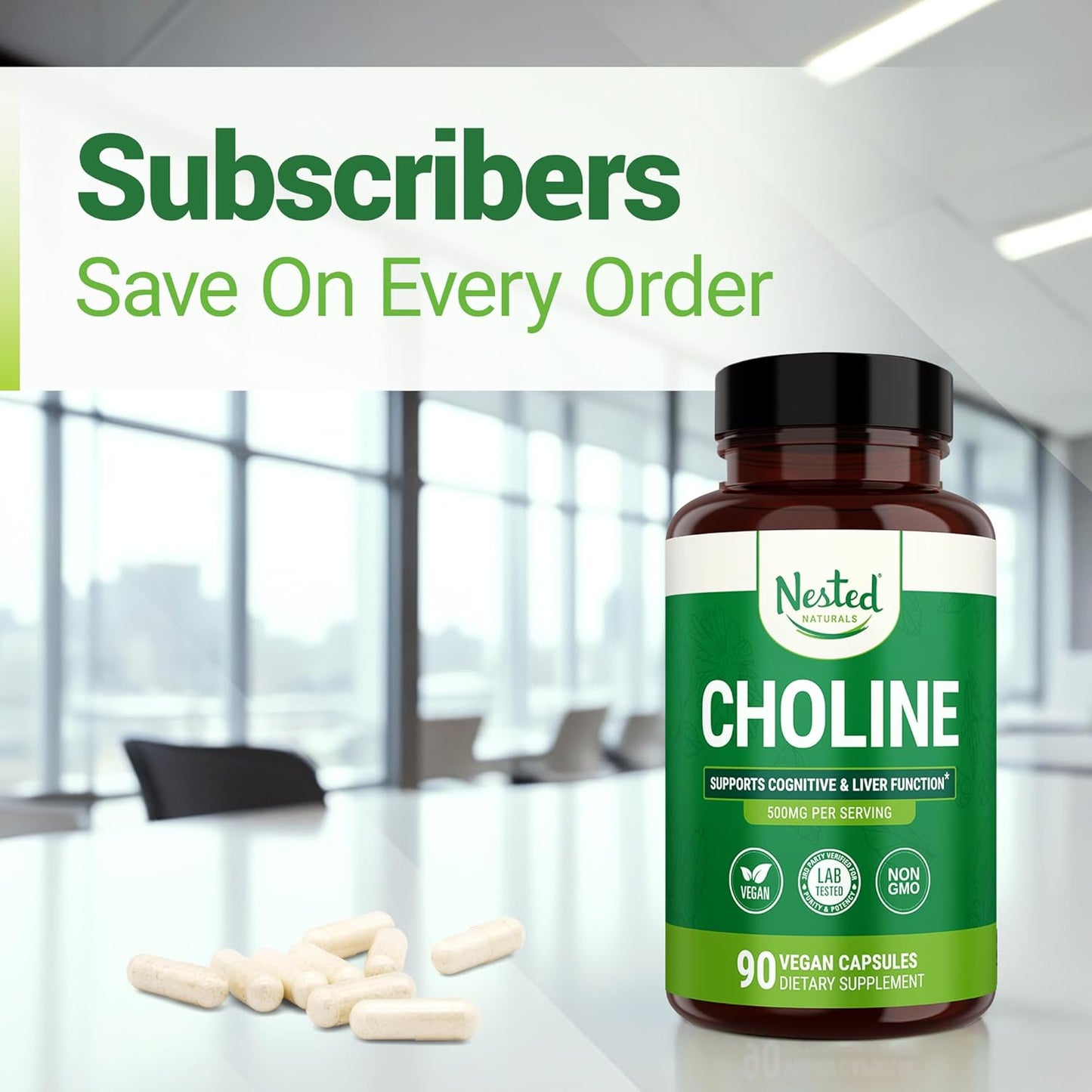 high-potency-choline-bitartrate-500mg-supplements---supports-cognitive-performance-liver-function---vegan-non-gmo---90-capsules-5