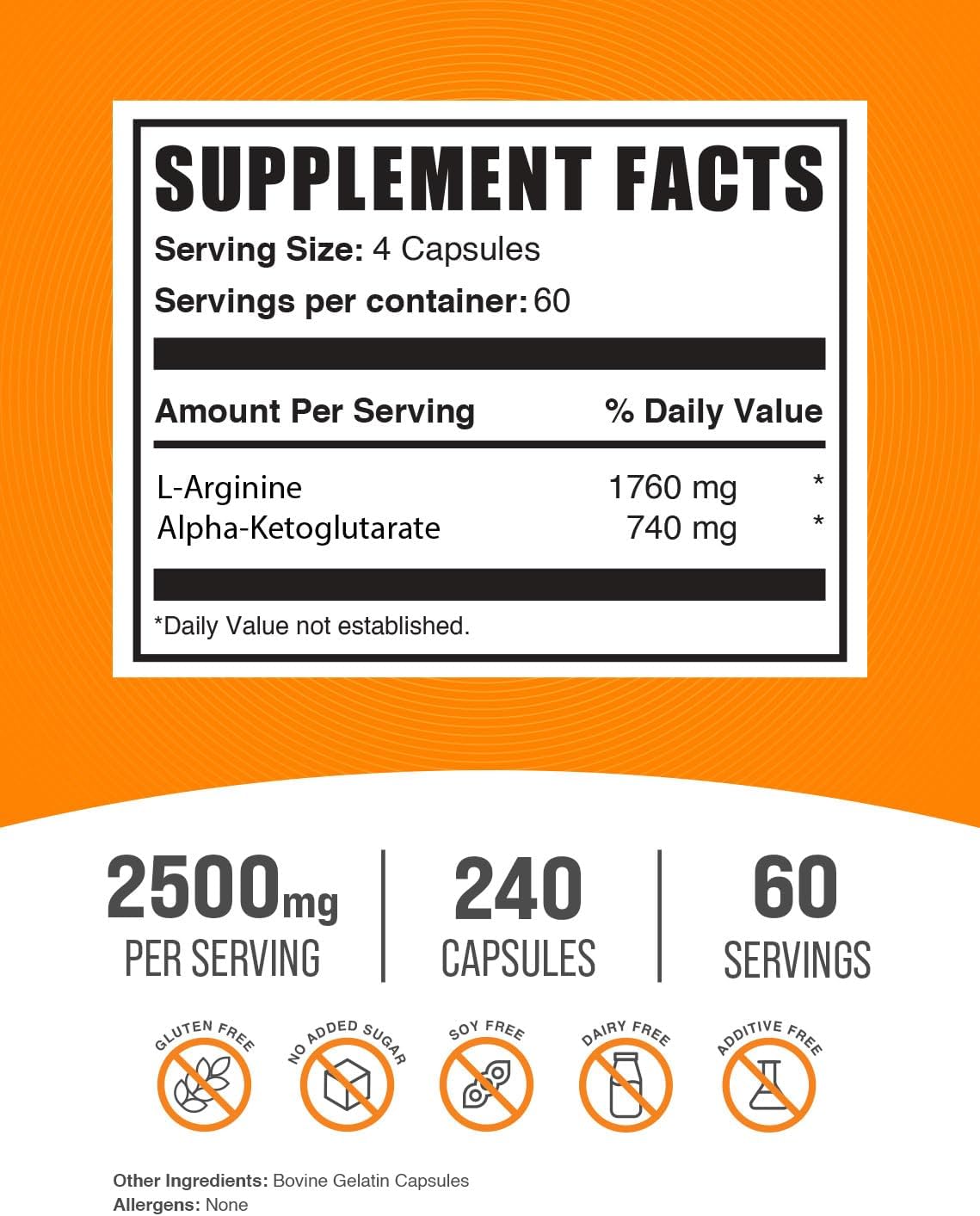 bulksupplements-aakg-capsules---nitric-oxide-booster-arginine-akg-supplement---pure-gluten-free-240-capsules-2