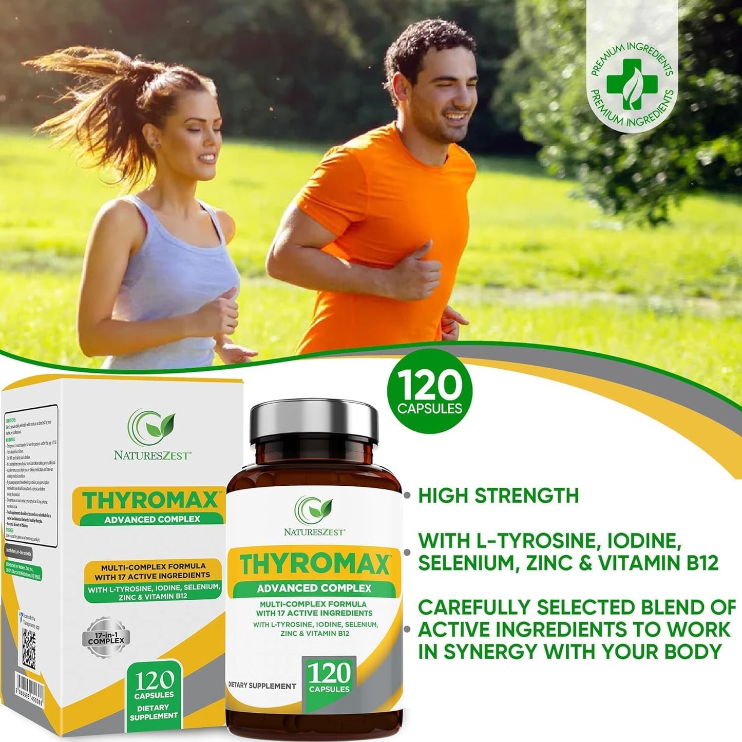 120-vegan-capsules-thyroid-support-supplement-for-women-men---17-ingredients-including-iodine-l-tyrosine-ashwagandha-b12-and-zinc---60-day-supply---natures-zest-2