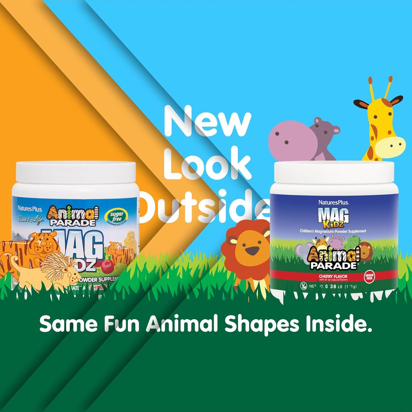 naturesplus-animal-parade-magkidz-cherry-flavor-magnesium-powder-supplement-for-kids---supports-bone-muscle-health---gluten-sugar-free---45-servings-2