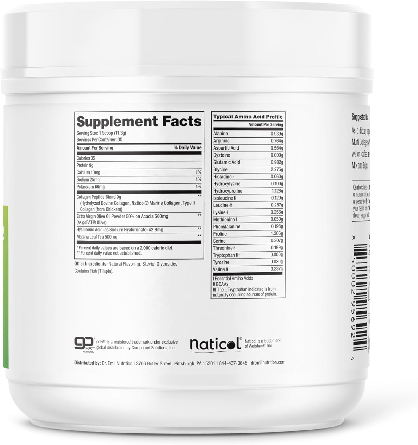 matcha-green-tea-collagen-peptides-powder-for-women---hair-skin-nails-supplements-with-hyaluronic-acid---9g-protein---dr-emil-nutrition-7