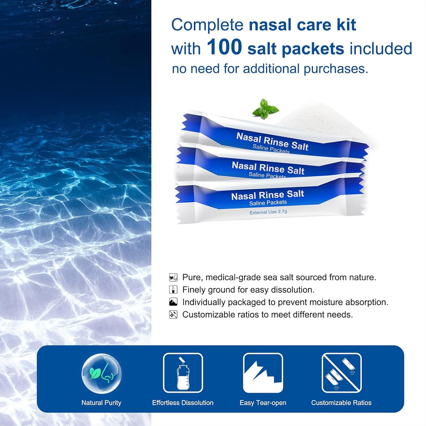 300ml-neti-pot-sinus-rinse-bottle-kit-with-100-salt-packets---nasal-wash-cleaner-for-adults-kids---bpa-free---includes-sticker-thermometer---blue-4
