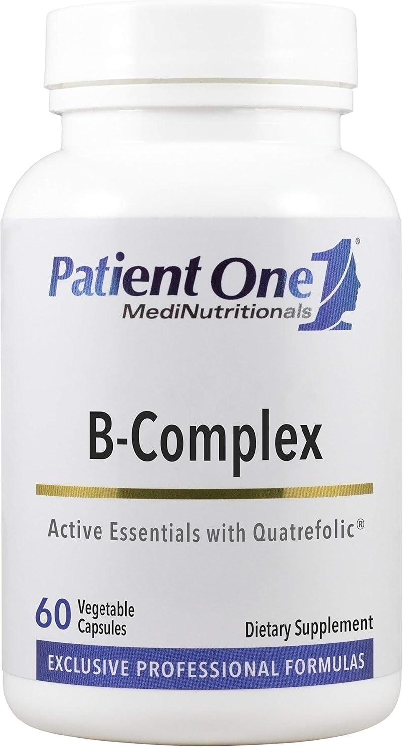 B-Complex Supplement for Energy, Heart, and Brain Health | Active Essentials with Quatrefolic | 60 Capsules - Espot.com.au