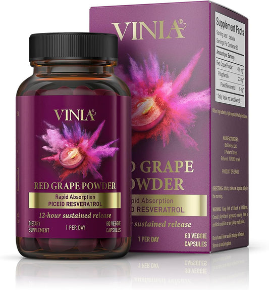 Get Optimal Blood Flow with VINIA Supplement Bundle - 90 Day Supply for Maximum Results from Clinical Trials - Espot.com.au