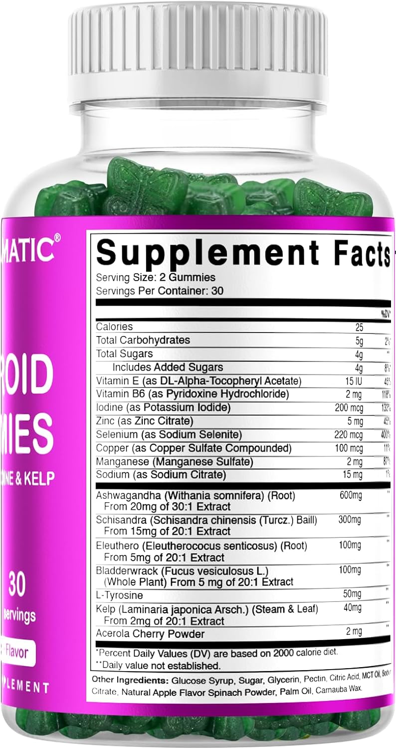 60-count-vitamatic-vegan-thyroid-support-gummies-with-iodine-kelp---boost-energy-metabolism---plant-based-formula-2